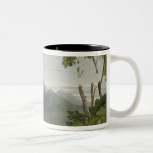 Snowdon (w/c mit Bleistift) Zweifarbige Tasse