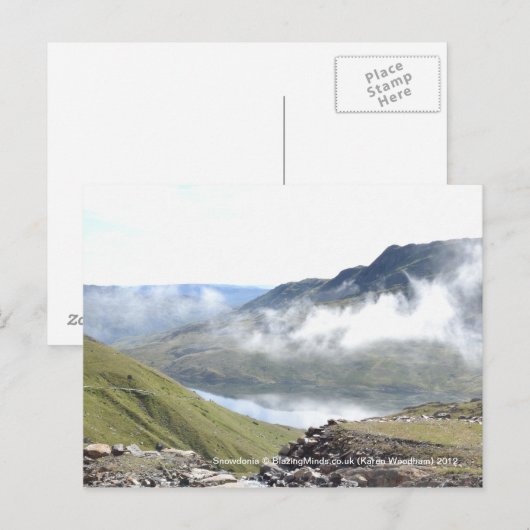 Snowdonia Cloud Postcard Postkarte (Vorne/Hinten)