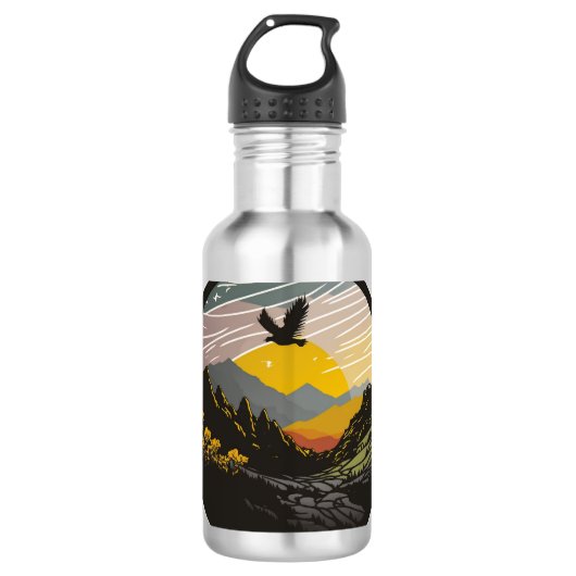 Snowdonia Edelstahlflasche (Vorderseite)