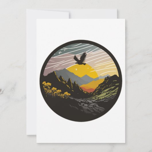 Snowdonia Feiertagskarte (Vorderseite)