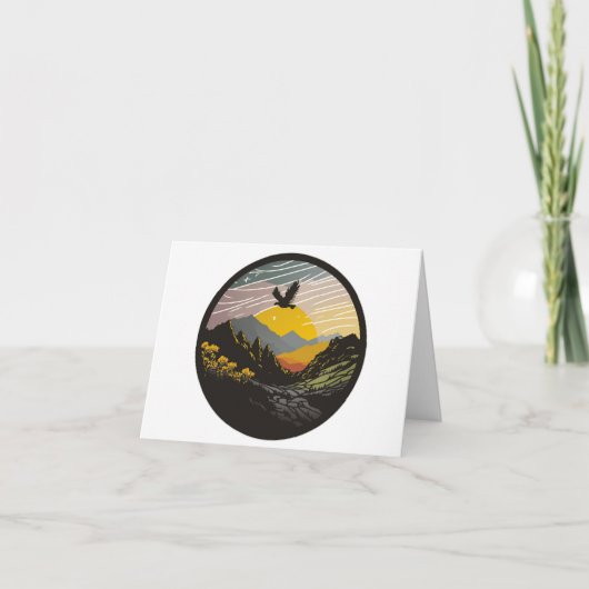 Snowdonia Feiertagskarte (Vorderseite)