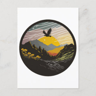 Snowdonia Feiertagspostkarte