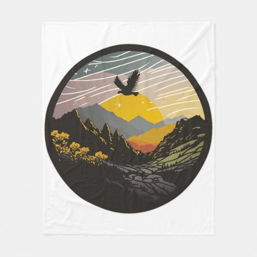 Snowdonia Fleecedecke (Vorderseite)