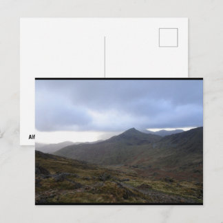 Snowdonia-Gebirge Postkarte