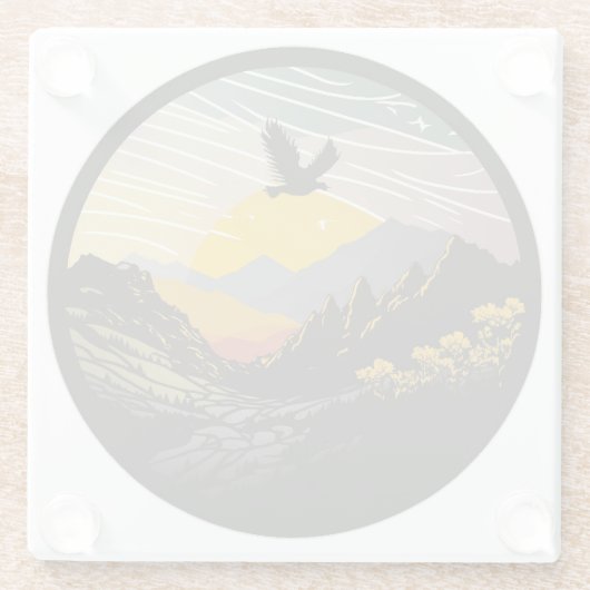 Snowdonia Glasuntersetzer (Rückseite)