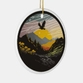 Snowdonia Keramik Ornament (Rechts)