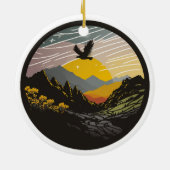 Snowdonia Keramik Ornament (Hinten)