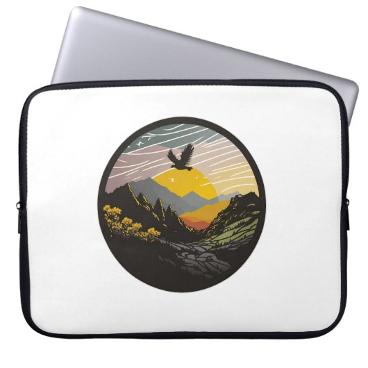 Snowdonia Laptopschutzhülle (Vorderseite)