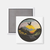 Snowdonia Magnet (Vorderseite/Rückseite)