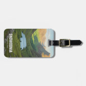 Snowdonia Nationalpark Wales Travel Gepäckanhänger (Vorderseite horizontal)