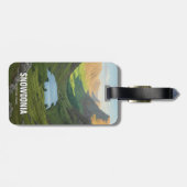 Snowdonia Nationalpark Wales Travel Gepäckanhänger (Rückseite horizontal)