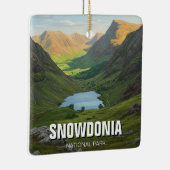 Snowdonia Nationalpark Wales Travel Keramikornament (Rechts)