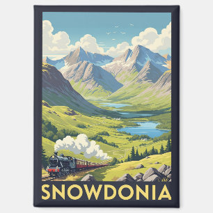 Snowdonia Nationalpark Wales Travel Magnet
