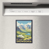 Snowdonia Nationalpark Wales Travel Magnet (In Situ (Geschirrspüler))