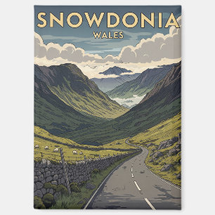 Snowdonia Nationalpark Wales Travel Magnet