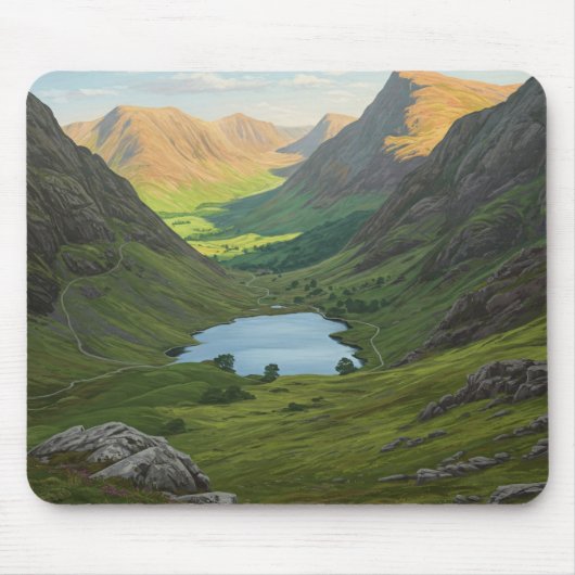 Snowdonia Nationalpark Wales Travel Mousepad (Vorne)