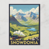 Snowdonia Nationalpark Wales Travel Postkarte (Vorderseite)