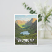 Snowdonia Nationalpark Wales Travel Postkarte (Stehend Vorderseite)