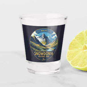 Snowdonia Nationalpark Wales Travel Schnapsglas