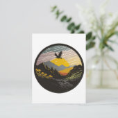 Snowdonia RSVP Karte (Stehend Vorderseite)