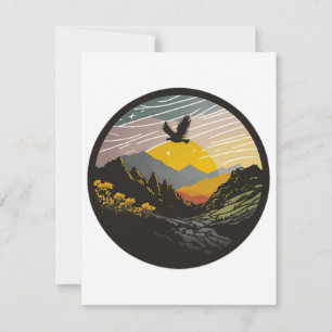 Snowdonia RSVP Karte