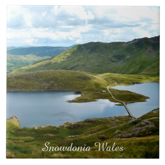 Snowdonia Wales Fliese (Vorderseite)
