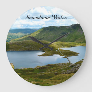 Snowdonia Wales Große Wanduhr