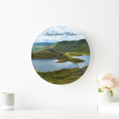 Snowdonia Wales Große Wanduhr (Zuhause)
