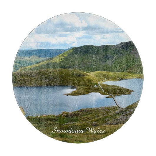 Snowdonia Wales. Schneidebrett (Vorderseite)