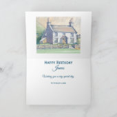 Snowdonia Welsh Mountain Landschaft Geburtskarte Karte (Innenseite)