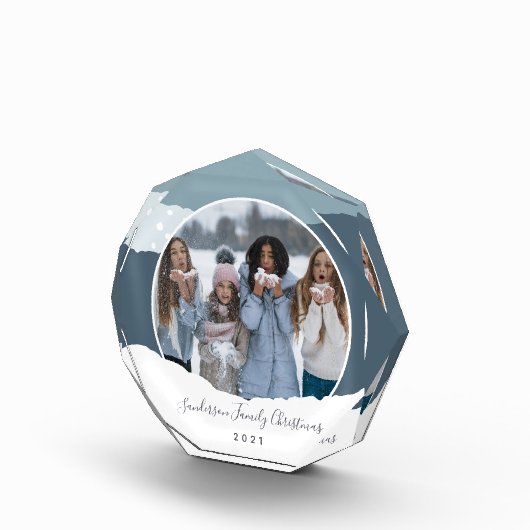 Snowdrift | Weihnachten Fotoblock (Rechts)