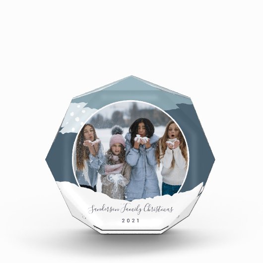 Snowdrift | Weihnachten Fotoblock (Vorderseite)