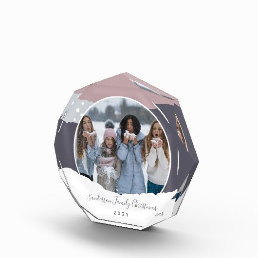 Snowdrift | Weihnachtserinnerung Fotoblock (Rechts)