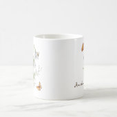 Snowdrop Birth Month Flower Kaffeetasse (Mittel)
