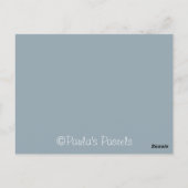 Snowdrop Blume Danke Postcard Postkarte (Rückseite)