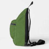 Snowdrop Blume Early Spring Custom Monogram Crossbody Bag (Rechts)
