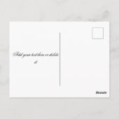 Snowdrop Blume Postkarte (Rückseite)