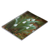 Snowdrop Blume Spiral Foto Notebook Notizblock (Linke Seite)