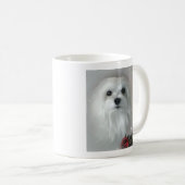 Snowdrop das maltesische kaffeetasse (VorderseiteRechts)