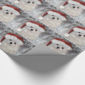 Snowdrop das maltesische WeihnachtsPackpapier Geschenkpapier (Ecke)