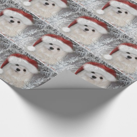 Snowdrop das maltesische WeihnachtsPackpapier Geschenkpapier (Ecke)