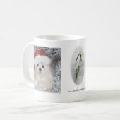 Snowdrop die maltesische WeihnachtsTasse Kaffeetasse (Vorderseite Links)