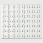 Snowdrop Fabric Muster. Geschenkpapier (Flach)