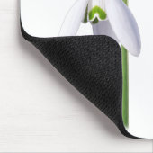 Snowdrop Fabric Muster. Mousepad (Ecke)
