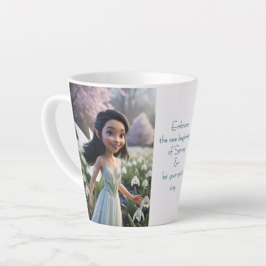 Snowdrop Fairy Milchtasse (Linke Ecke)