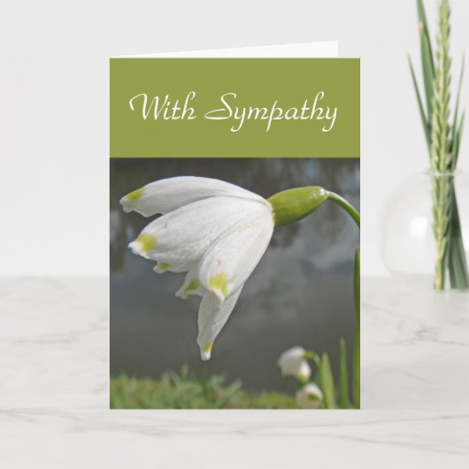 Snowdrop Karte (Vorderseite)