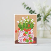 Snowdrop Postkarte (Stehend Vorderseite)