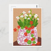 Snowdrop Postkarte (Vorne/Hinten)