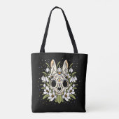 Snowdrop & Rabbit Skull im Januar Tasche (Rückseite)