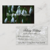 Snowdrop Visitenkarte (Vorne/Hinten)